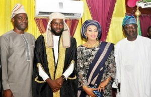 We Will Work As A Body To Uplift The Lives Of Our People – 32-Year-Old Adebowale Ogundoyin, Oyo’s New Speaker L-R: Oyo State governor, Engr Seyi Makinde, speaker State House of Assembly, Hon Debo Ogundoyin his mother, Chief (Mrs) Tina Ogundoyin and Deputy Speaker, Hon Abiodun Fadeyi…after the inauguration exercise…