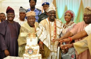 Photo: Ajimobi, Olubadan, Others Grace Olugbon’s 56th Birthday L-R: Former governor of Oyo State, Senator Abiola Ajimobi, Olubadan of Ibadanland, Oba Saliu Adetunji, Olugbon Orile-Igbon, Oba Francis Olusola Alao his wife, Olori Olusola and Oyo State governor representative, Hon Babatunde Oduyoye at the event…