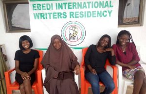 All Set For 2019 Ebedi Writers’ Residency Session L-R: Damilola Omotoyinbo (Nigeria),Rabiat Muhammed Oyindamola (Nigeria), Bintou Sanneh (The Gambia) and Josephine Odura Attafuah (Ghana)...in Iseyin...
