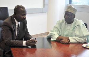 Magu Meets Gambari, Insists Synergy’s Key In Anti-Graft Battle Acting EFCC Chairman, Ibrahim Magu, left, listening to Prof. Ibrahim Gambari…