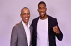 When Ex-President Barack Obama Met Anthony Joshua Left, Ex-President Barack Obama, with Anthony Joshua...