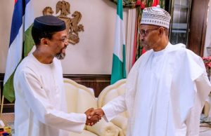 Buhari Says Nigeria’ll Continue To Support The ICC …President Buhari, right, with President of International Criminal Court, Judge Chile Eboe-Osuji in the State House on Friday…