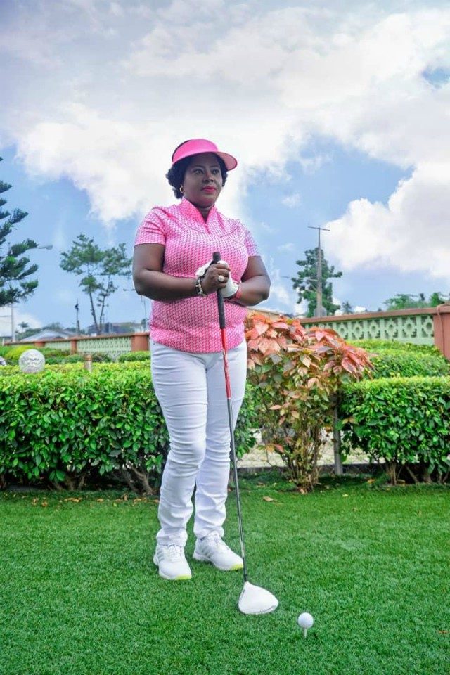 …the Lady Captain, Ibadan Golf Club, Sade Oni