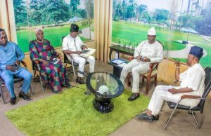 Makinde To Oyo Residents: Our Commissioners Will Emerge In Two Weeks’ Time L-R: Dare Adekanmbi, Iyabo, Ajibola Akinyefa, Governor Seyi Makinde and Kunle Junaid...during the live radio programme...