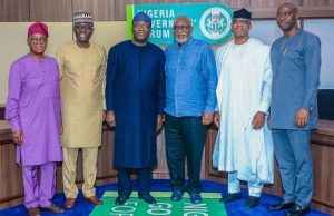 All Set For Another South-West Security Summit, IGP To Attend Too …governors of Western Nigeria…L-R: Mr Gboyega Oyetola of Osun, Babajide Sanwo-Olu of Lagos, Dr Kayode Fayemi of Ekiti, Arakunrin Oluwarotim Akeredolu of Ondo, Mr Dapo Abiodun of Ogun and Engr Seyi Makinde of Oyo…all ready to jaw-jaw on security issues…