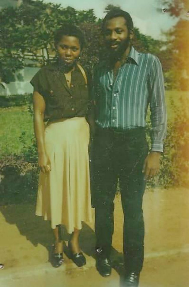 Betty Anyanwu and Oluwarotimi Akeredolu...courtship days...1980...