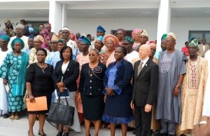 Ogun CJ Swears-In 30 New Customary Court Presidents The Ogun State Chief Judge, Justice Mosunmola Dipeolu with the newly sworn-in customary Court Presidents and members...