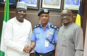 Photo: When SNEPCo Topshots Visited Lagos’ Commissioner Of Police L-R: Managing Director, Shell Nigeria Exploration and Production Company (SNEPCo), Bayo Ojulari; Commissioner of Police, Lagos State Command, Zubairu Muazu; and SNEPCo’s Security Operations Manager, Olasupo Olageshin, during the visit…