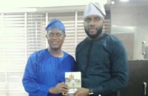 Photo: When Wale Okediran Presented His Book, ‘Tales Of A Troubadour’ To Oyo Speaker The Speaker, Oyo State House of Assembly, Rt. Hon Debo Ogundoyin, right, with Dr Wale Okediran…