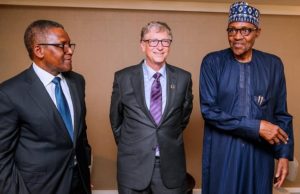Service To Humanity: Buhari Applauds Dangote, Bill Gates