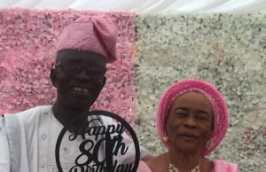 Photos: Dimeji Lawal, Other Siblings Celebrate Mom @ 80