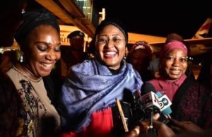 Two Months After Cooling Off In The UK, Aisha Buhari’s Back