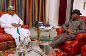 Jonathan Visits Buhari, Keeps Mum After Meeting