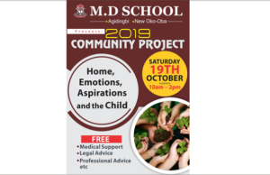 All Eyes On M.D School As It Embarks On 2019 Community Project
