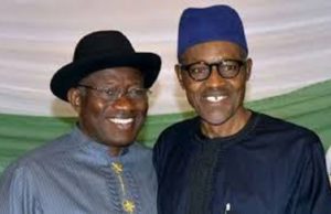 Buhari Joins Other Great Nigerians To Celebrate As Jonathan Turns 65 Buhari and Jonathan