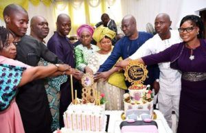 Makinde Celebrates Mom’s 80th Birthday