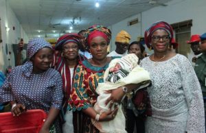 Photo: When Makinde’s Wife Presented GiftS To Christmas Babies