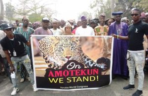 Photos: When Pro-Operation Amotekun Rally Was Held In Ibadan