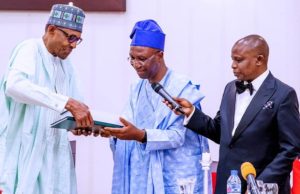 Photo: When Buhari Hosted Olanipekun, Fagbemi, Other Presidential Legal Team Members