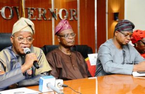 Photo: When Oyetola Inaugurated Minimum Wage Committee