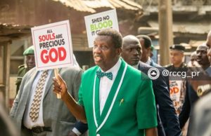 Photo: When RCCG’s Adeboye Led Walk To Protest Against Incessant Killings In Nigeria