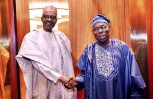 Buhari Celebrates Obasanjo At 83