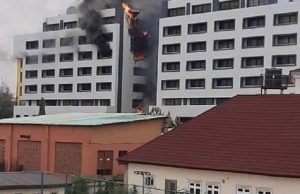 Accountant-General’s Office Catches Fire, Nigerians Cry Foul