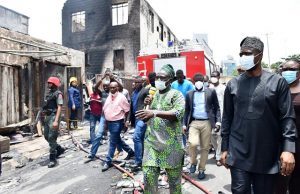 Makinde Visits Dugbe Inferno Scene, Commiserates With Victims