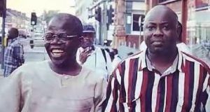 Political Crisis In Rivers State, Lagos: Dele Momodu Calls Out Tinubu ...Senator Bola Tinubu, left, with Dele Momodu...during their days on exile...Abacha days...