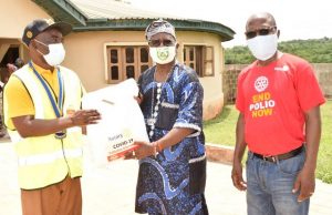 Lockdown Cushion: Rotary Club Of Abeokuta Distributes Food Items To Households