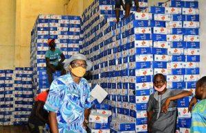 When Oyetola’s Govt Received CA-COVID’s Relief Materials