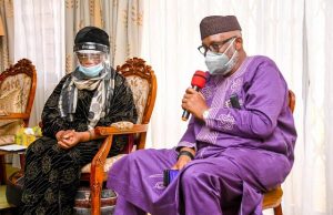 Akeredolu Visits Late Akinkugbe’s Family, Says ‘Prof Did His Best For Nigeria’ Oluwarotimi Akeredolu and the wife of late Professor Oladipo Akinkugbe...during the governor's visit...