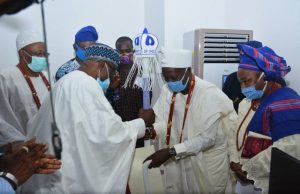 Ex-Ekiti Commissioner Becomes Monarch, Gets Staff Of Office From Fayemi