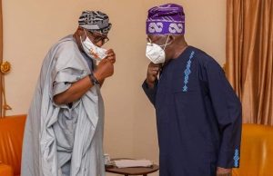 Photo: Tinubu Plays Host To Akeredolu Arakunrin Oluwarotimi Akeredolu, left, with Senator Bola Tinubu...