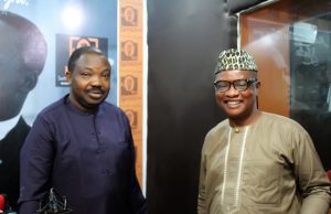 Odumakin To Buhari: Your Anti-Graft War Has Failed, Go Retool Yinka Odumakin, left, with Olayinka Agboola...after the Radio Show...