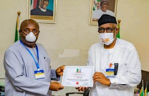 Ondo Guber: APC Gives Certificate Of Return To Akeredolu Oluwarotimi Akeredolu