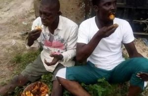 Weird! Read About How Three Young Men Were Forced To Eat Sacrifice They Carried In Broad Daylight In Lagos