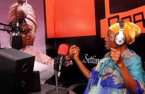 I Attained The Age Of 90 Because God Showed Me Mercy – Grace Oyin-Adejobi, Mama Osogbo Mama Grace Oyin-Adejobi, right, with Olayinka Agboola...during the Radio Show...