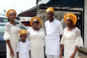 the family left behind by the deceasedwife Dr Mrs Chisom Fajimi Eyitayo Eyitope Eyitomilayo and Eyitoluwafe