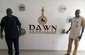 DAWN Commission To S/West Govs: Prioritize Development Of Tourism Sector Mr Seye Oyeleye, left, with Hon Akeem Ige...during the visit...