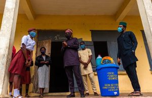 Day Oyo Lawmaker, Seyi Adisa Distributed Protective Materials To Schools In Afijio Hon Seyi Adisa