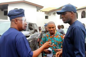 L R Olayinka Agboola Comrade Ademola Babalola Oyo NUJ Boss and Abisoye Fagade
