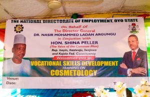 When Shina Peller Facilitated Vocational Training For Constituents
