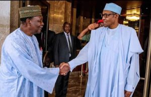 Gowon Turns 86, Buhari Joins Others To Salute ‘Gallant Patriot’ General Yakubu Gowon, left, with President Muhammadu Buhari...during a recent meeting...