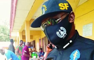 DIG Okoye Commends Ondo Voters For Good Conduct ...Deputy Inspector General of Police Celestine Okoye....on duty on Saturday...