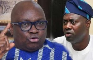 Loss Of Mother: Fayose Commiserates With Makinde ...Ayodele Fayose, left, Seyi Makinde...life continues after politics...