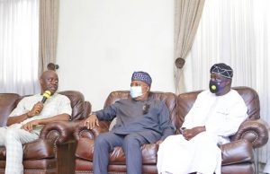 My Mother Was A Humble, Loving Disciplinarian – Makinde From left, Oyo State Governor, Engr. Seyi Makinde; Peoples Democratic Party (PDP) National Chairman, Prince Uche Secondus and the Deputy National Secretary, Dr. Emmanuel Agbo, during the condolence visit…