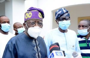 Tinubu Visits Sanwo-Olu, Denies Rumors That He Traveled Out Of Nigeria Asiwaju Bola Tinubu, left, with Governor Babajide Sanwo-Olu...during the visit...