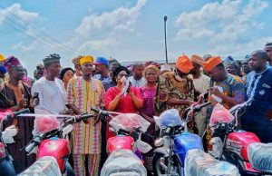 Celebration As Rep Member, Akande-Sadipe Empowers Constituents, Commissions Projects ...beneficiaries and others at the empowerment program organised by Hon. Tolulope Akande-Sadipe, a member of the Federal House of Representatives...