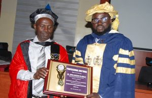 Arc Hassan Giwa Conferred With CIBMA USA’s Professional Doctoral Degree CIMBA USA's Programme Director, Dr. Ike during the presentation of Professional Doctoral plank to Arc. Hassan Olawale Giwa…
